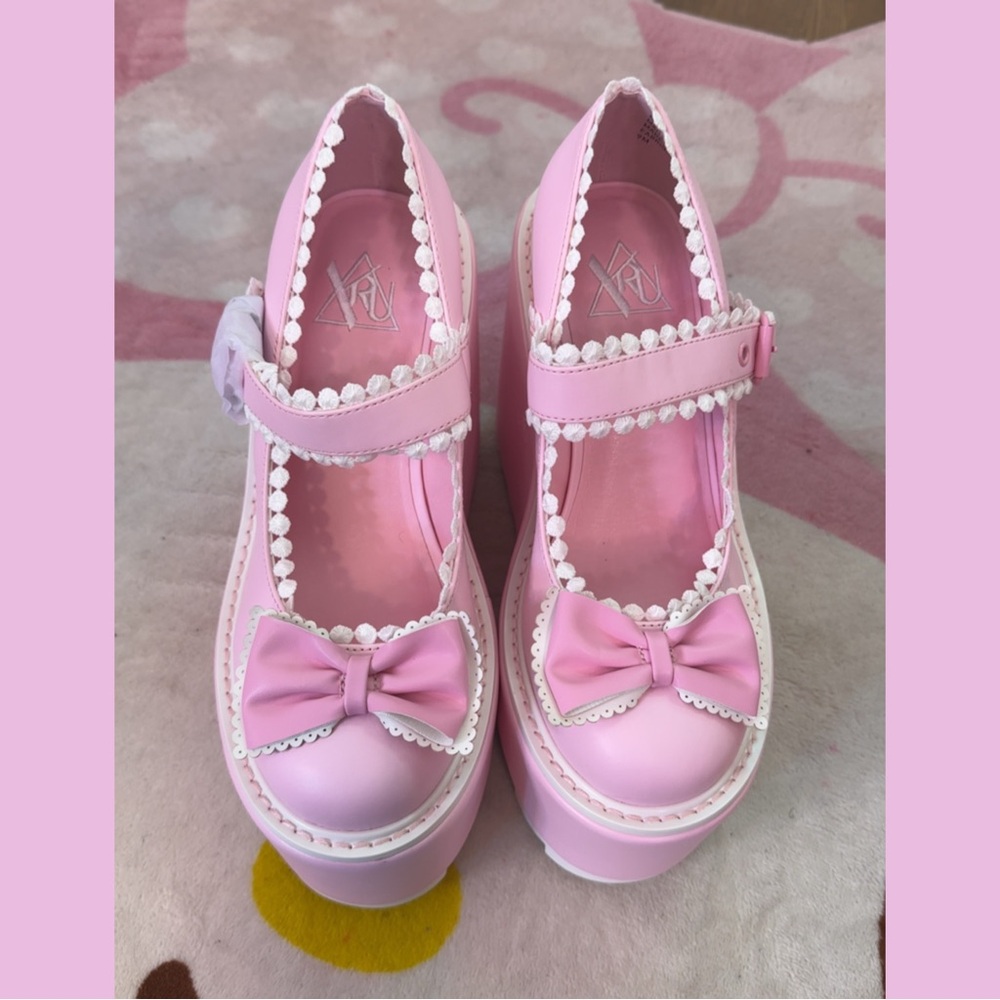 Y.R.U. YRU Dune Lolita Platform Mary Janes